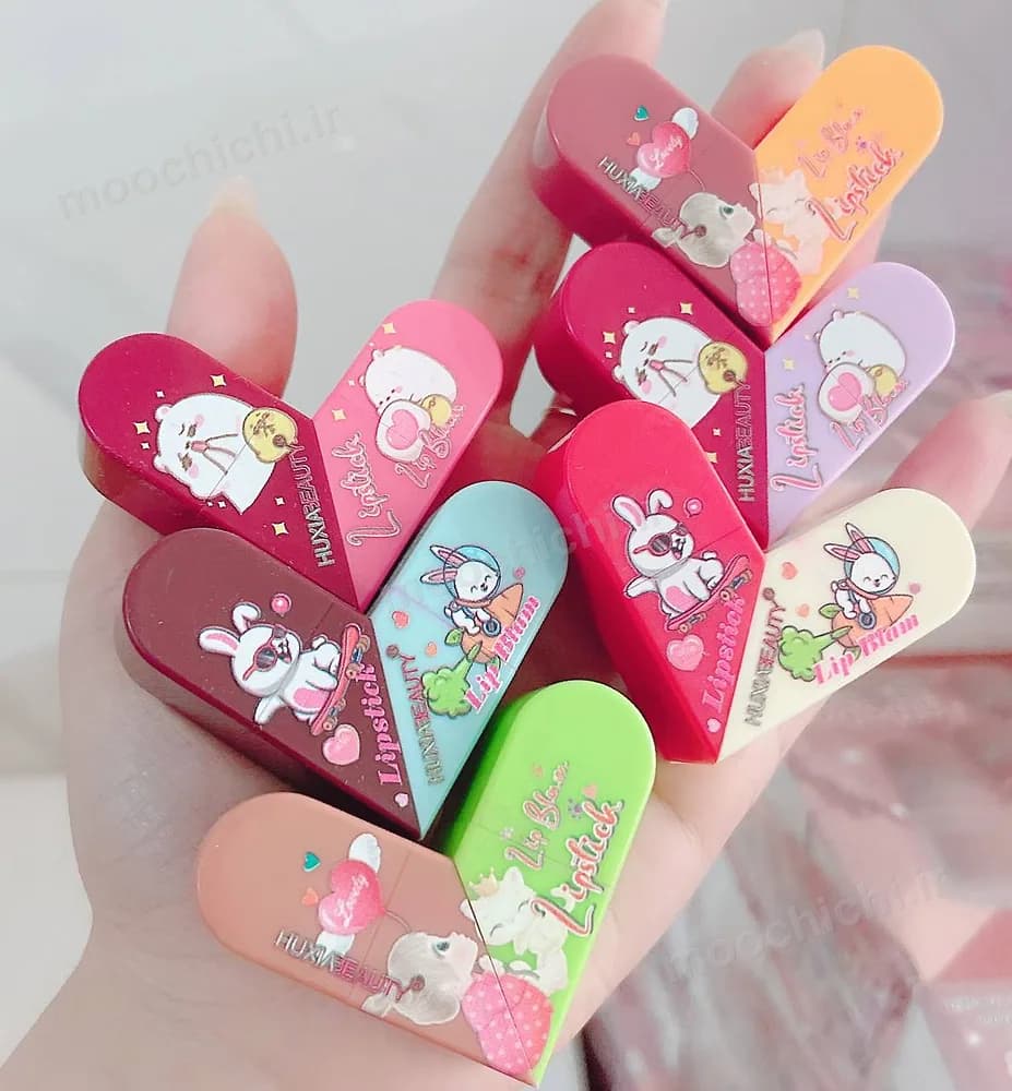 پک رژ دوطرفه قلبی تاشو - موچی چی