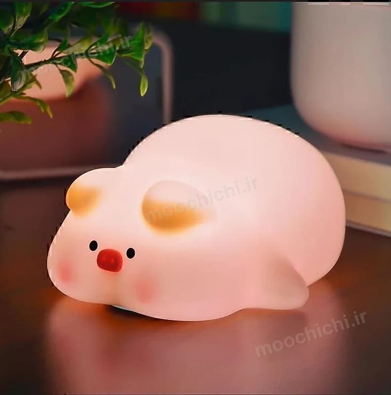 چراغ خواب خوک نرمالو سیلیکونی - موچی چی