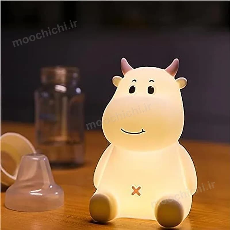 چراغ خواب سیلیکونی گاو کیوت - موچی چی